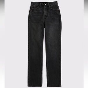 NWT ABERCROMBIE & Fitch The 90s Straight Ultra High Rise Curve Love Jeans 27